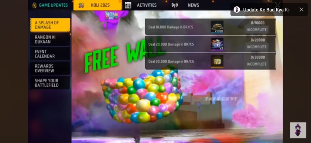 Free Fire New Event Today Free Fire New Event Today