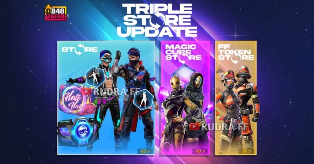 Free Fire Triple Store Update