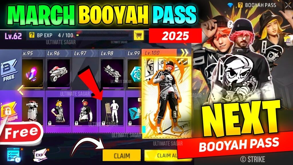 Free Fire March Booyah Pass 2025