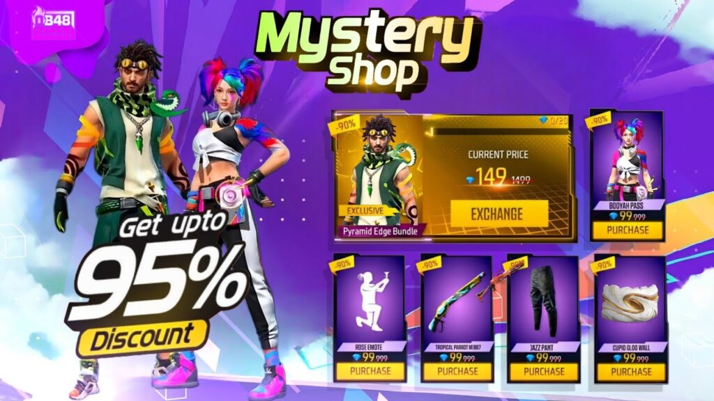 Free Fire Mystery Shop Event