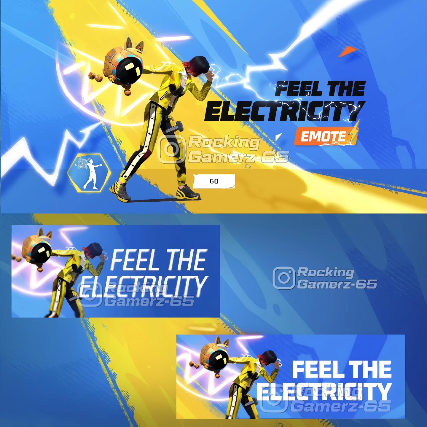 Free Fire New Feel The Electricity Emote