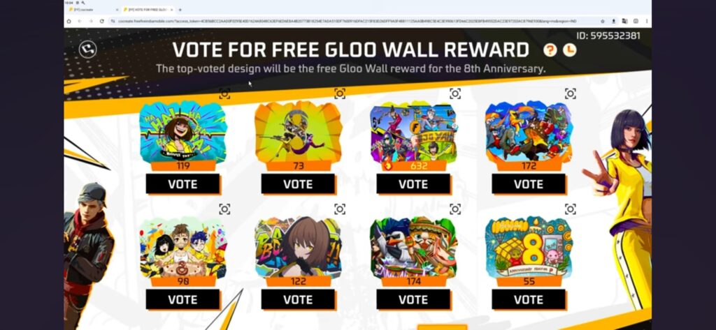 Free Fire New Gloo Wall Skin