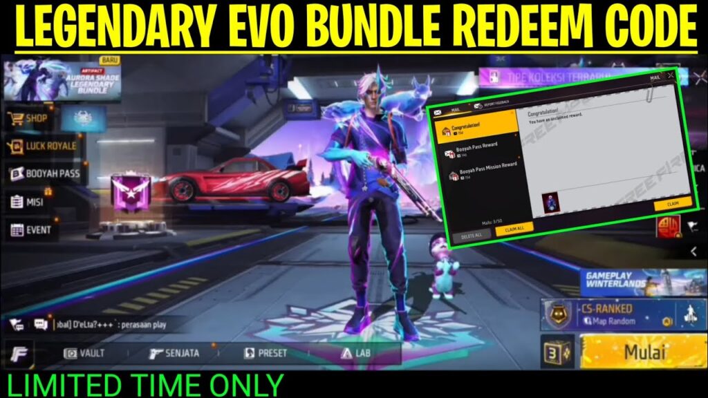 Free Fire New Bundle Redeem Code